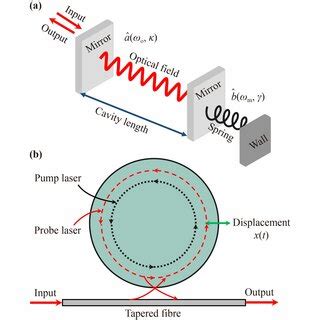 A Schematic Diagram Of The Cavity Optomechanical Coupling Mechanism