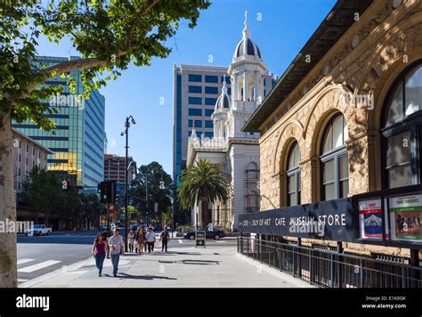 The Cathedral And Museum Of Art On Market Street In Downtown San Jose