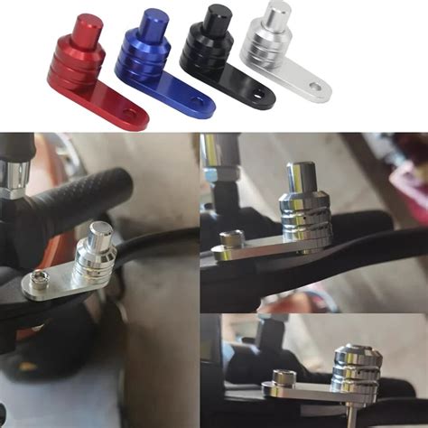 Aluminum Motorcycle Brake Lever Lock Aluminum Parking Brake Switch