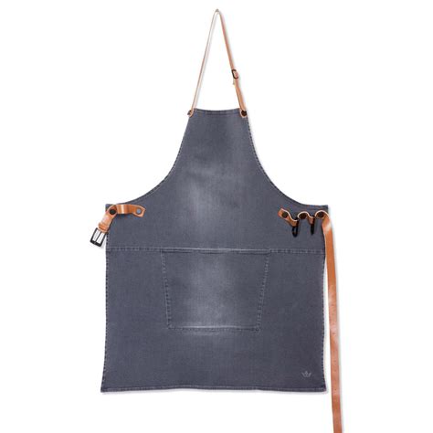 Dutch Deluxes Canvas Bbq Apron In Washed Grey Buy Online Today At