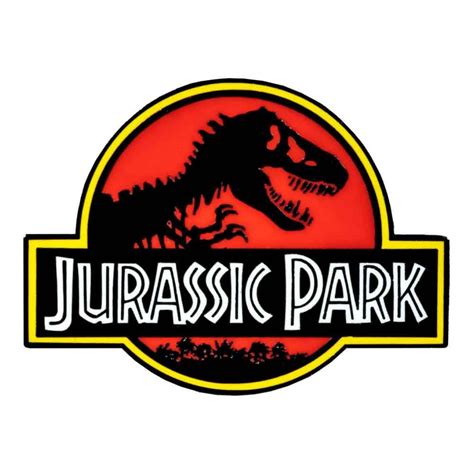 Jurassic Park Logo Enamel Pin | Jurassic park jeep, Jurassic park ...