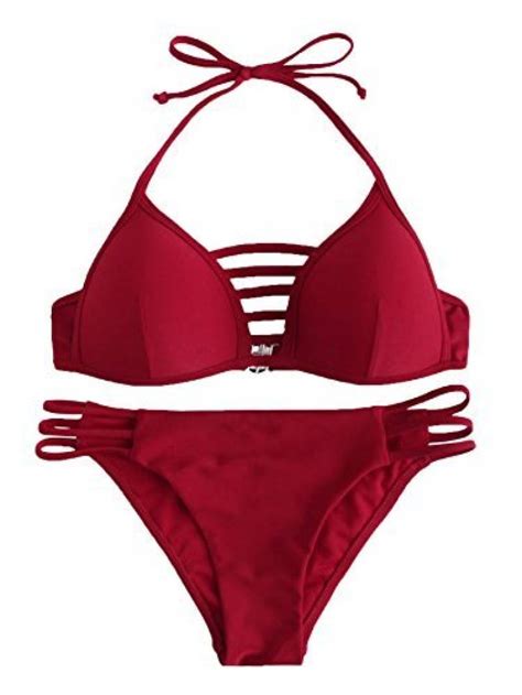 Maillot De Bain Femme Rouge Push Up Trouver Les Meilleurs Modèles