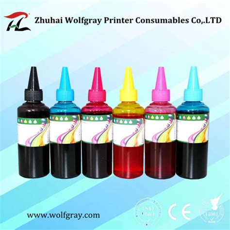 Compatible 600ml universal refill kits dye ink bottle printer for HP ...