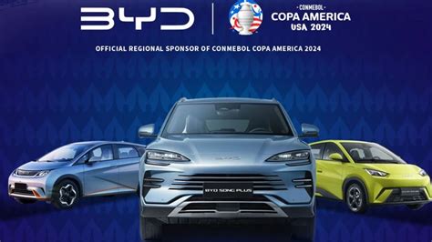 BYD es el nuevo patrocinador oficial de la Conmebol Copa América USA 2024