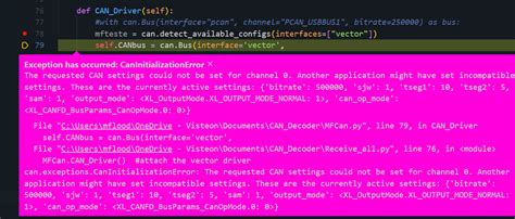 Vector 1610 Wont Connect Xl Will · Issue 1494 · Hardbytepython Can