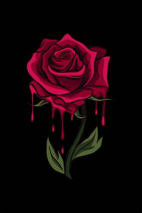 Bleeding Rose Graphic Design Graphic Design Art Artofit