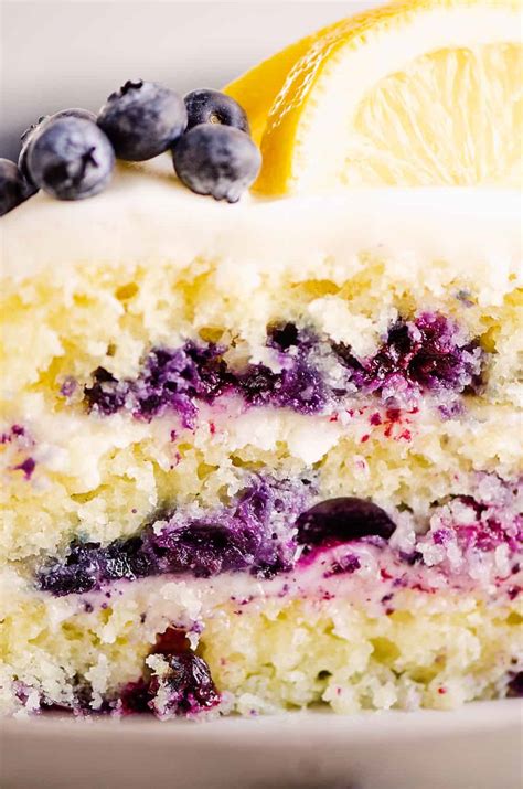 Blueberry Lemon Layer Cake