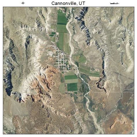 Aerial Photography Map of Cannonville, UT Utah