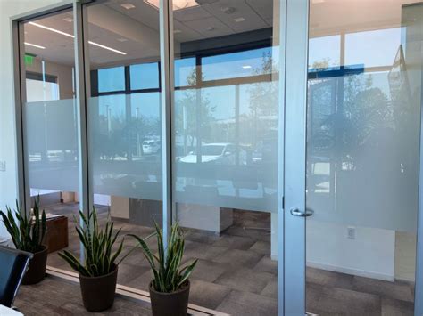 Frosted Glass Graphics And Privacy Film In Orange County Ca