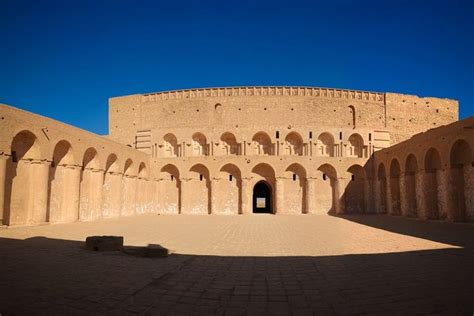 Roof View Of Al Ukhaidir Fortress In Karbala Iraq