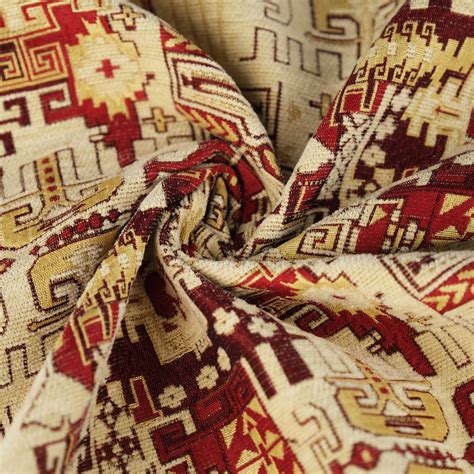 Upholstery Kilim Fabric Turkish Fabric By The Yards Oriental Kilim