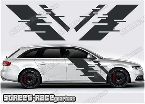 Audi A4 decals - Street Race Graphics