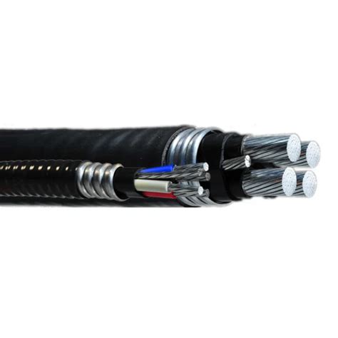 Teck 90 Armored Mc Power Cable Pvc Jacketed Aluminum Multiconductor With Ground Ac Electrical