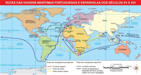 Mapa Das Grandes Navega Es Braincp