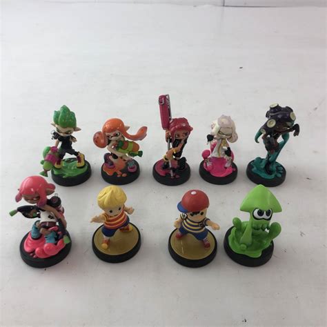 Yahooオークション Nintendo Amiibo アミーボ 9個セット スプラトゥ