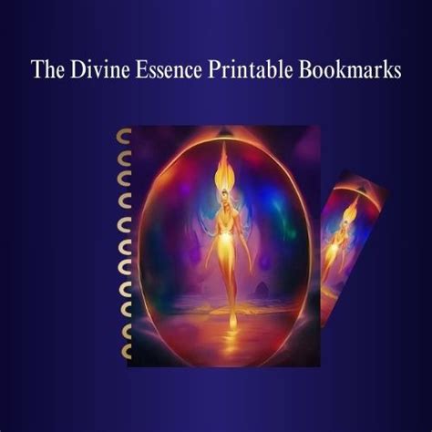 The Divine Essence Printable Bookmarks Digital Download Divine And