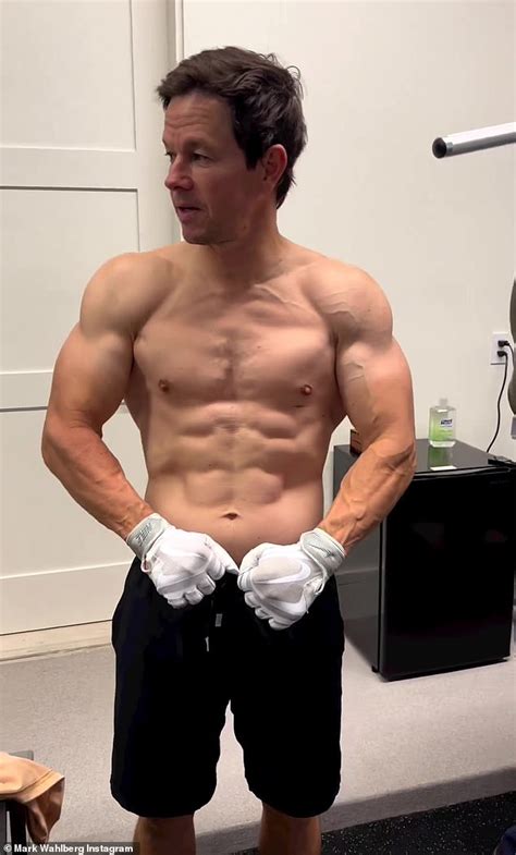 Mark Wahlberg Shows Off His Shredded Figure And Punches A Friend In The