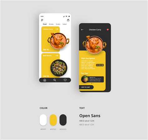 Restaurant App Ui Design On Behance