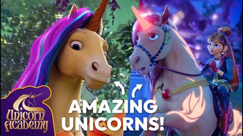 The Best Unicorn Moments From Unicorn Academy 🦄 Part 1 Cartoons