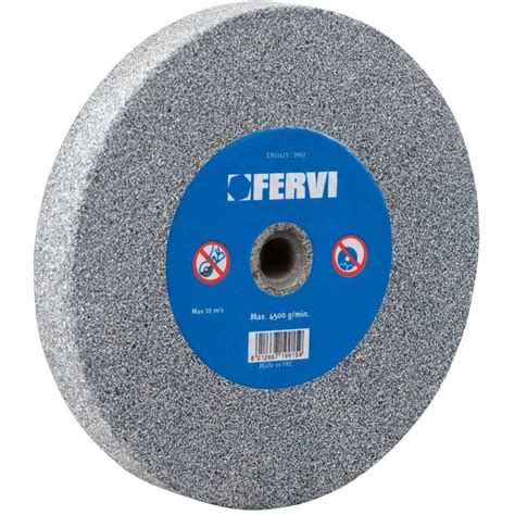 MEULE ABRASIVE GRIS CORINDON POUR MEULEUSE FERVI MG01 80