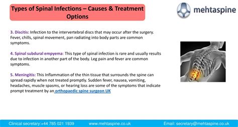 Ppt How Serious An Infection In The Spine Can Be Mehta Spine