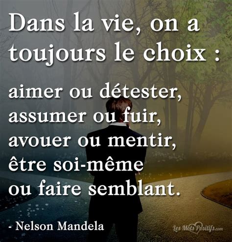 On A Toujours Le Choix Citations Proverbes Et Tee Shirts Positifs