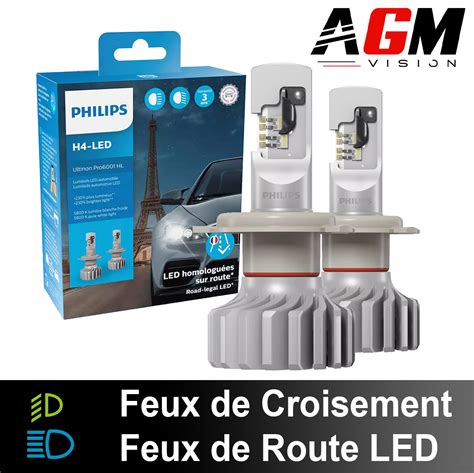 Kit H Feux De Croisement Route Led Homologu Es Renault Trafic