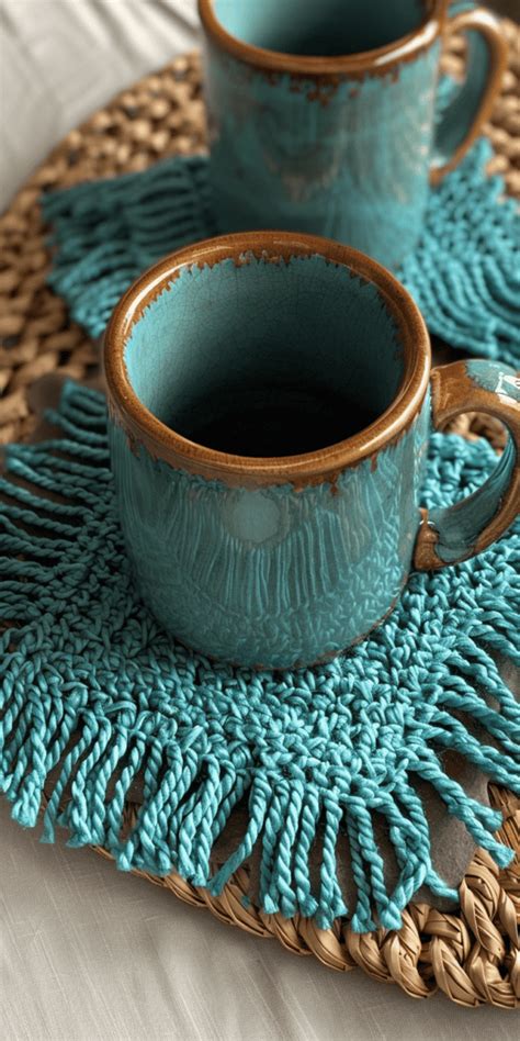 40 Mug Rug Crochet Patterns Enhance Your Coffee Breaks In Style