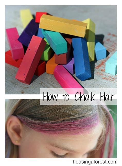 How To Chalk Hair Alyssa Has Been Asking Me To Do This To Her Hair