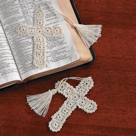 Crocheted Cross Bookmarks Free Video Tutorial This Bookmark Is