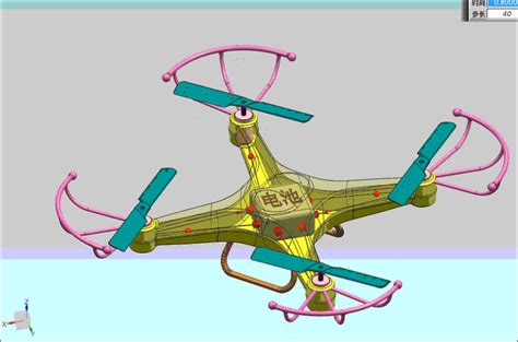 Ug四轴无人机外形建模与仿真设计说明书 浩思机械模型素材