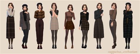 Sims Dark Academia Cc Sims Sims Black Hair Sims Clothing