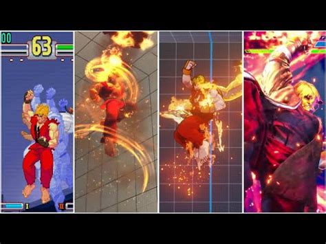 Street Fighter 6 Ken Supers Comparison CA YouTube