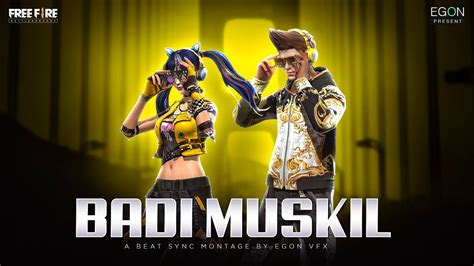 Badi Mushkil X Plain Jane Free Fire Beat Sync Montage Egon Vfx