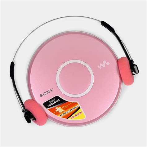 Sony Walkman D-EJ011 Pink Portable CD Player