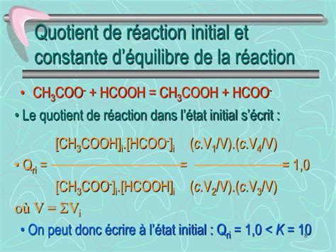 Ppt Crit Re D Volution Spontan E Dun Syst Me Chimique Powerpoint