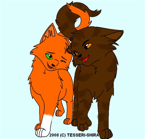 Brambleclaw and Squirrelflight by OneBangBeauty on DeviantArt