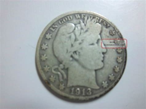 Coinhunters 1913 S Barber Silver Half Dollar Very Good