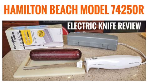 Hamilton Beach Electric Knife R Review How To Use It Youtube