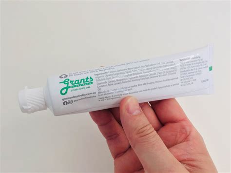 Grants Natural Mild Mint Toothpaste Review Dental Aware Australia