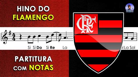 Hino Do Flamengo Partitura Notas Para Flauta Doce E Playback No