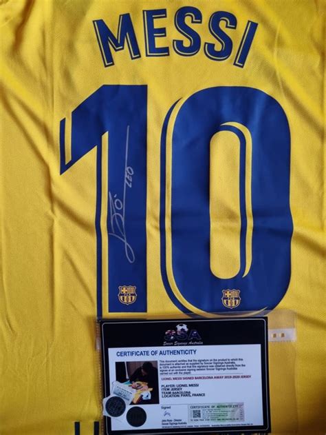 Signiertes Lionel Messi Trikot Coa Fc Barcelona Kaufen Auf Ricardo