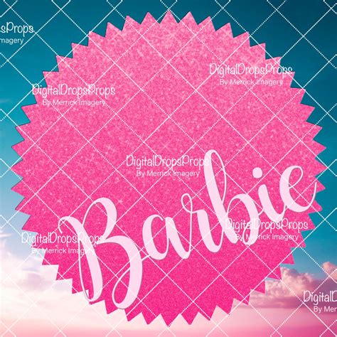 Barbie Inspired DIGITAL Backdrop Bundle Customizable PHOTOSHOP File Barbie Box. NOT a Physical ...