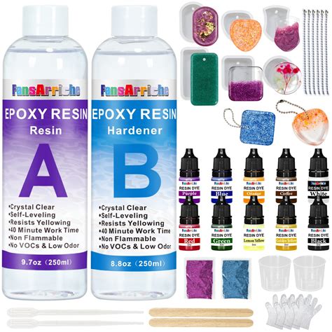 Buy Fansarriche Epoxy Resin Kit 500 Ml Resin Starter Kit Resin Kits