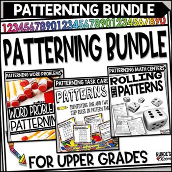 Patterning Activities For Upper Grades By Runde S Room Tpt