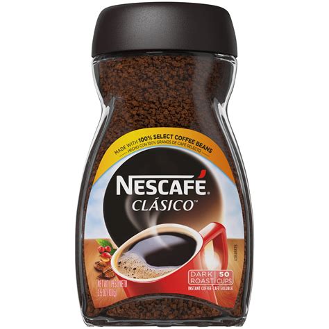 Nescafe Clasico Dark Roast Instant Coffee Oz Jar Walmart