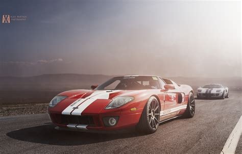 Wallpaper Ford, Red, Cars, Sun, White, Road, Ligth images for desktop, section ford - download