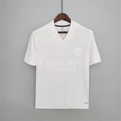 Camisa Arsenal Home Jogador Adidas Masculina Modelo Todo Branco