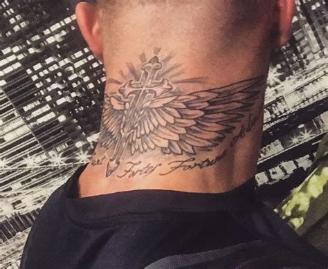 Neck tattoos male trends are taking over the fashion world 9