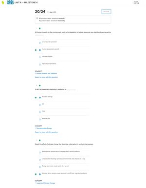 Env Sc Mile 4 Sophia Environmental Science Milestone 4 1 24 24 That